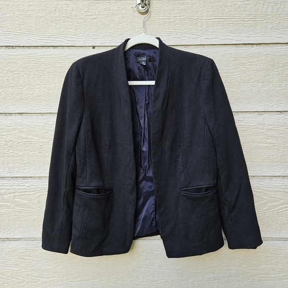 J. Crew Jackets & Blazers - J. Crew black Going Out Blazer in stretch twill size 12